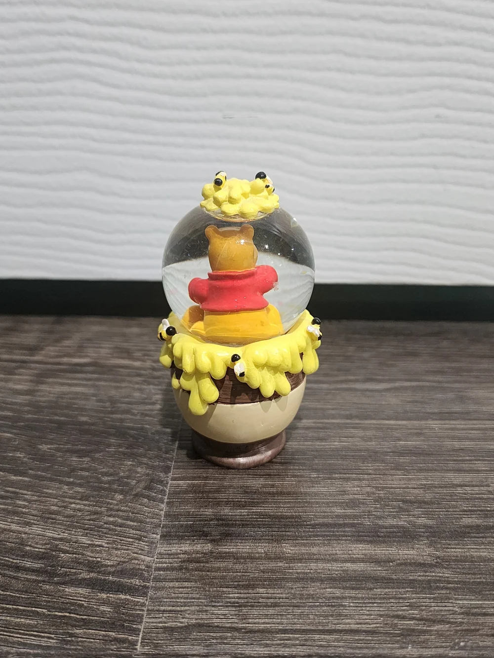 Winnie the Pooh Yellow Honey Pot Snow Globe- Small